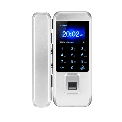 Fingerprint Glass Door Lock, Kunci Sidik Jari, Indonesia Distributor